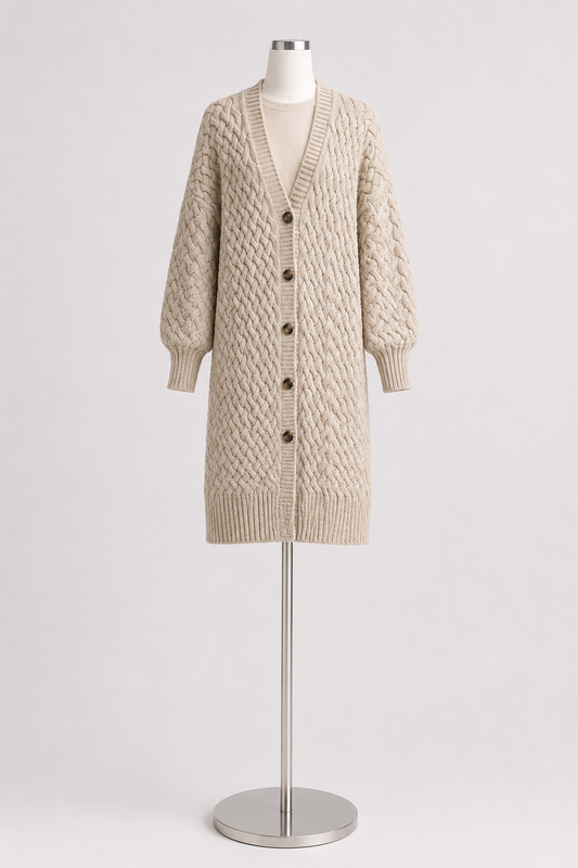 SURAYYAH CABLE CARDIGAN