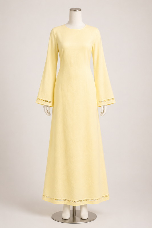AMOUR DRESS (BUTTER YELLOW)