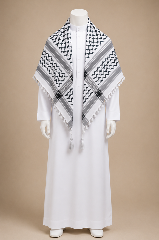 KEFFIYEH (WHITE)