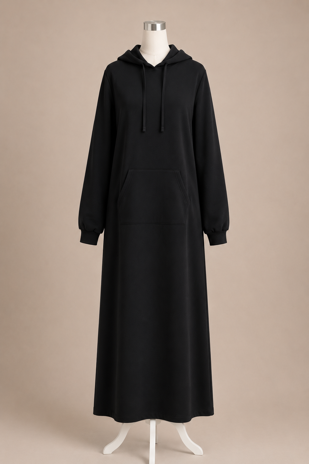 NOOR HOODIE ABAYA (BLACK)