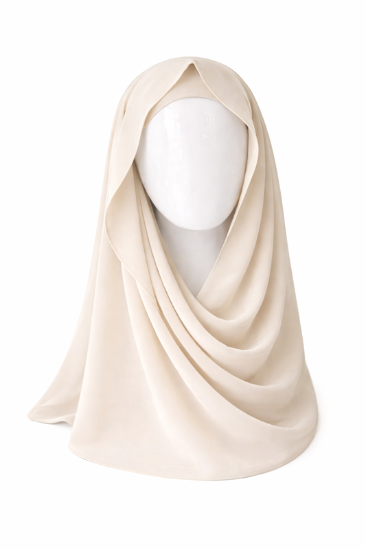 CHIFFON SHAWL CREAM