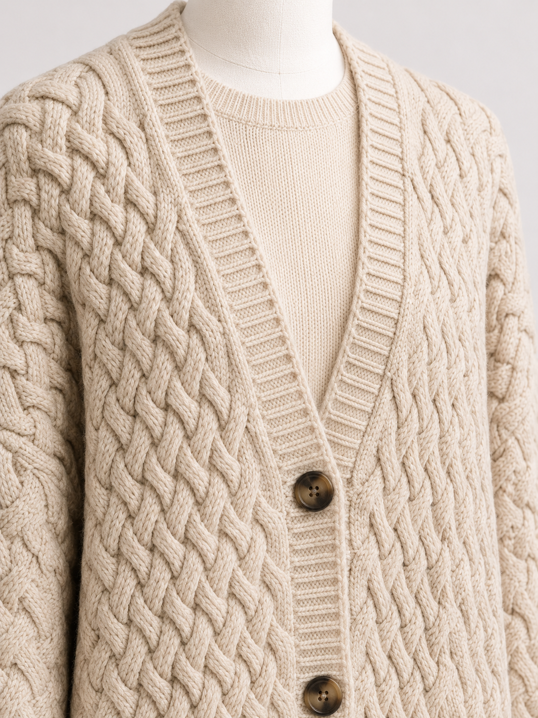 SURAYYAH CABLE CARDIGAN