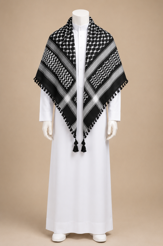 KEFFIYEH (BLACK)