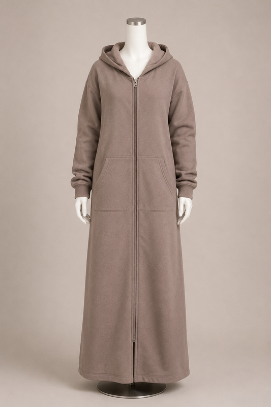 YASMINA FLEECE JACKET (MOCHA)