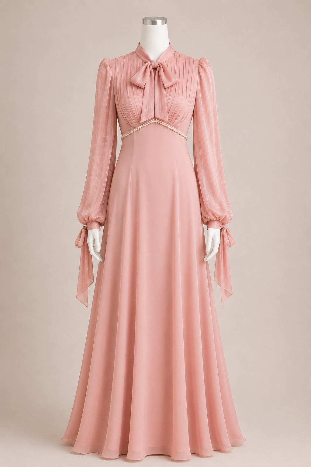 AYSE EVENING DRESS (ROSE)