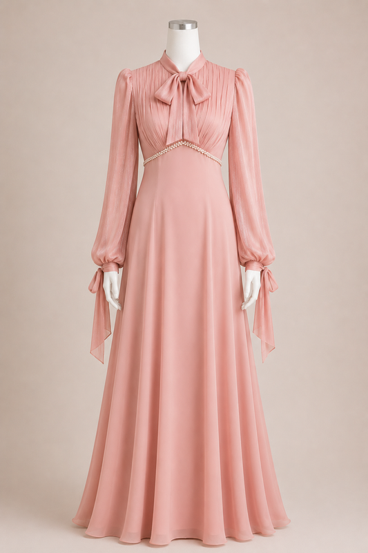 AYSE EVENING DRESS (ROSE)