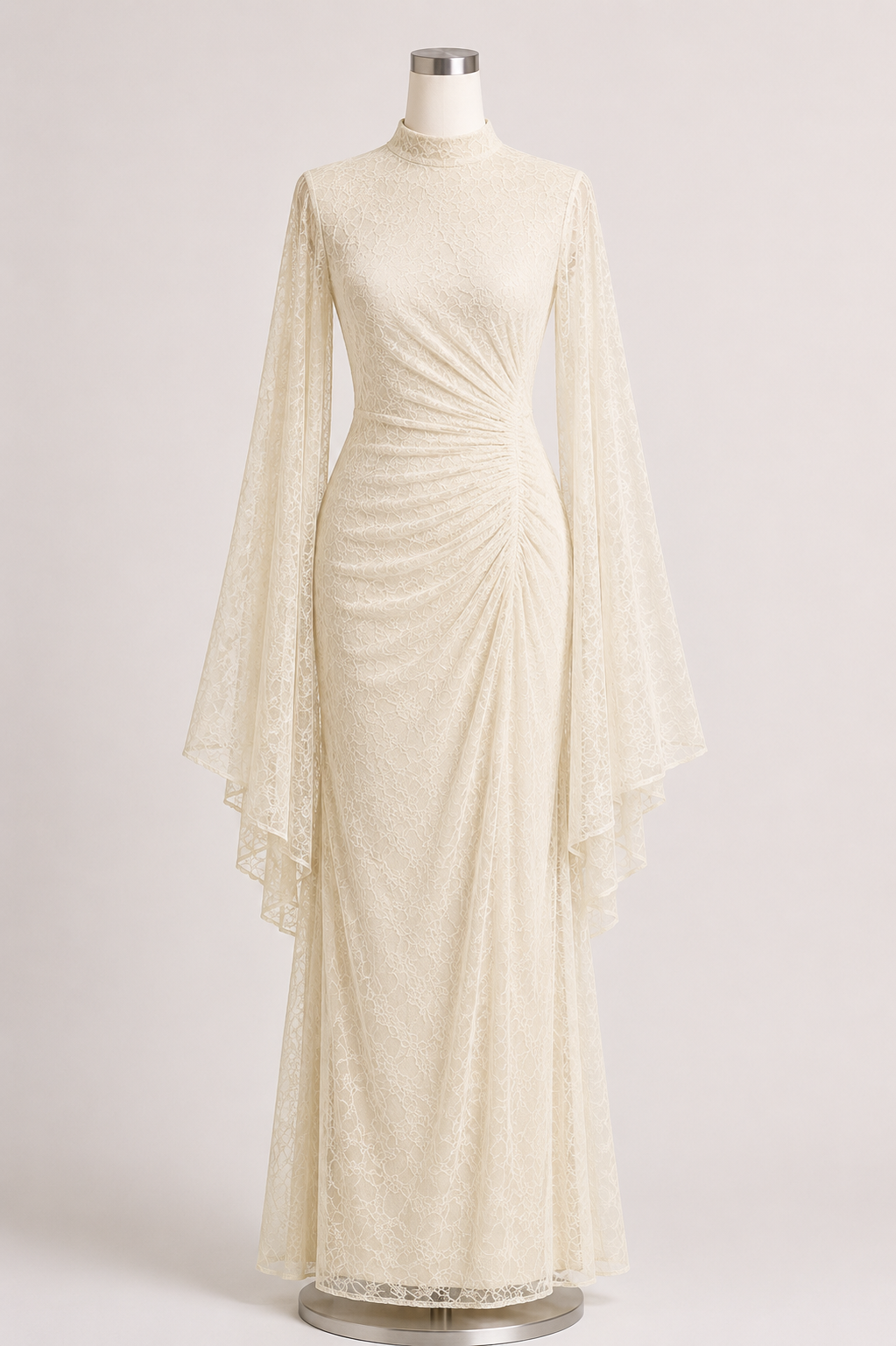 LYANA EVENING DRESS (CREAM)
