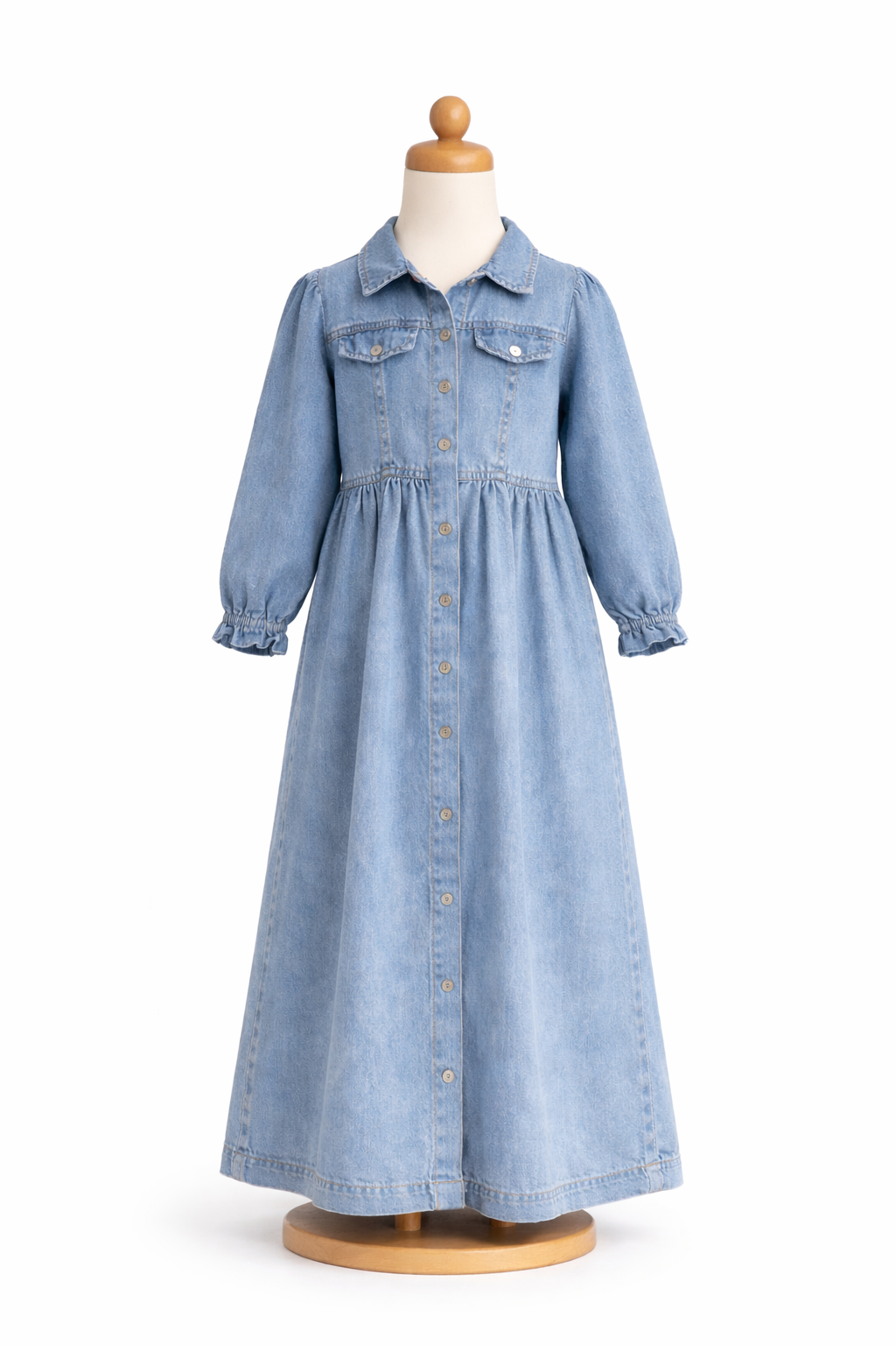 MAYA KIDS DENIM DRESS