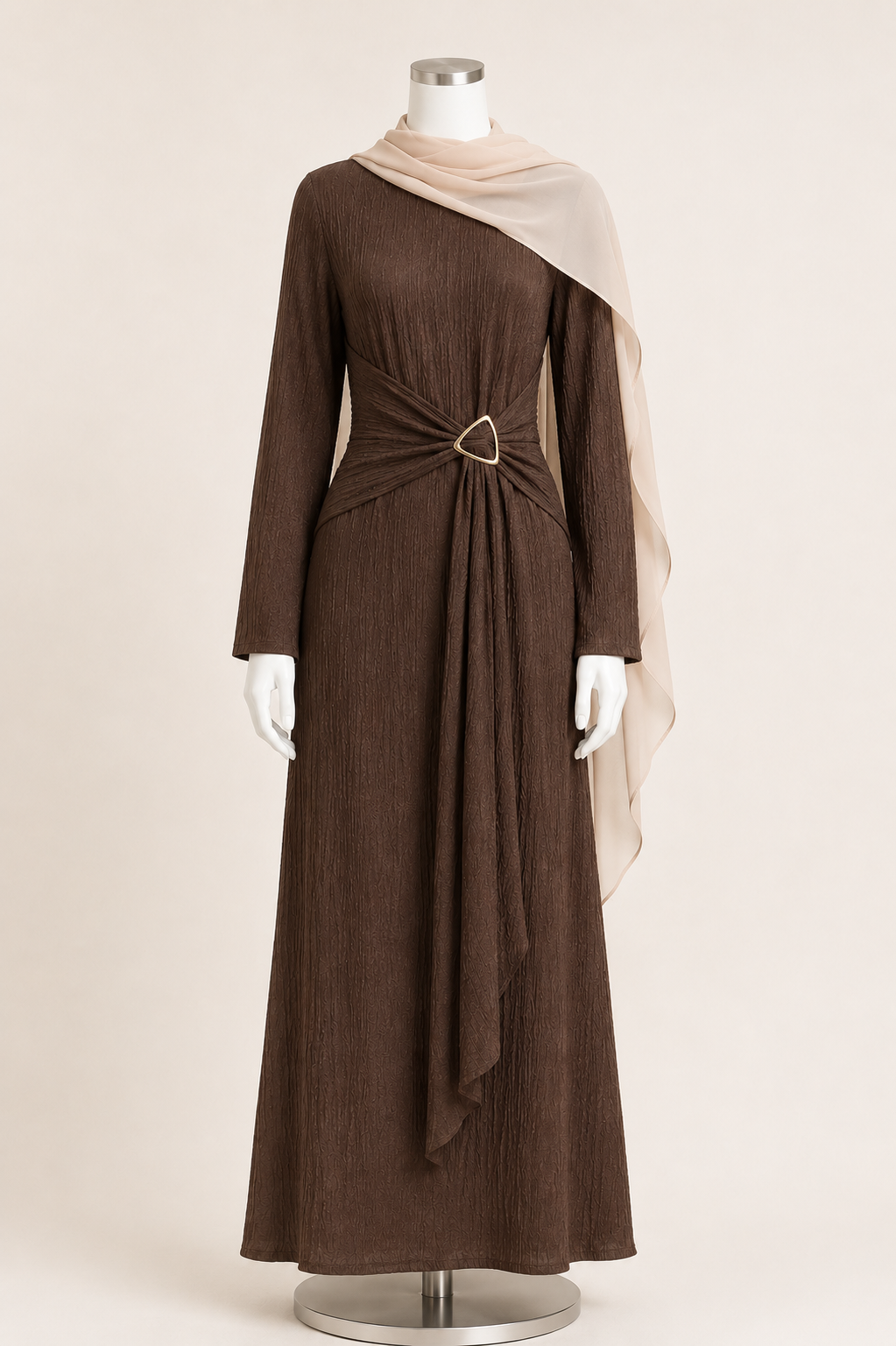 LOUJANE DRESS (TRUFFLE)