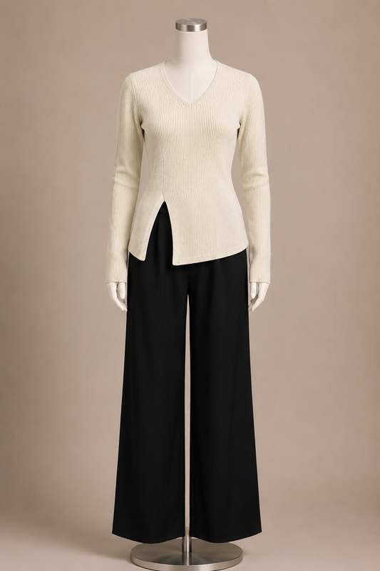 MAYA KNIT TOP (BEIGE)