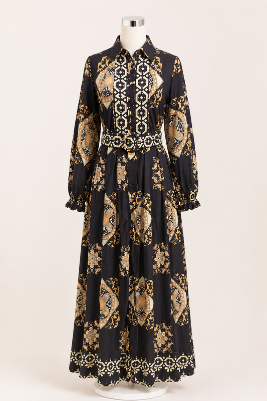 SAHARA DRESS (BLACK)