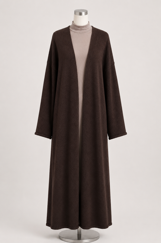 ANISA KNIT CARDIGAN (BROWN)