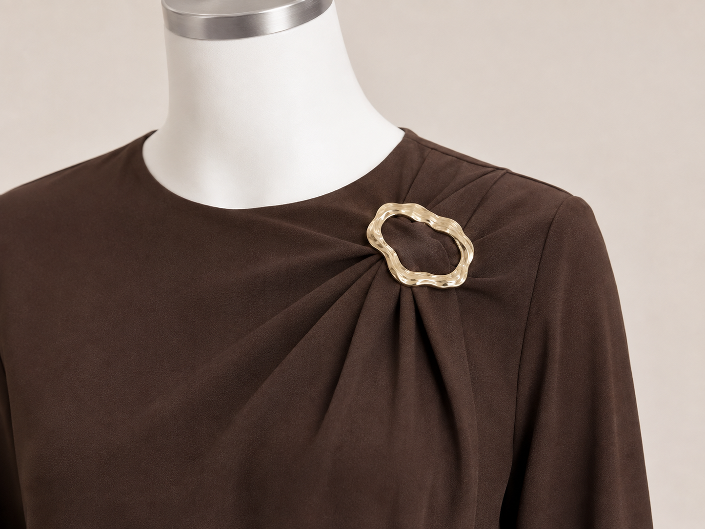 NAIMA DRESS (TRUFFLE)