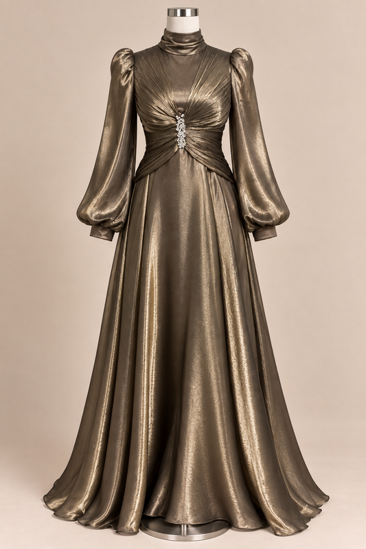 ELIANA EVENING DRESS (BRONZE)