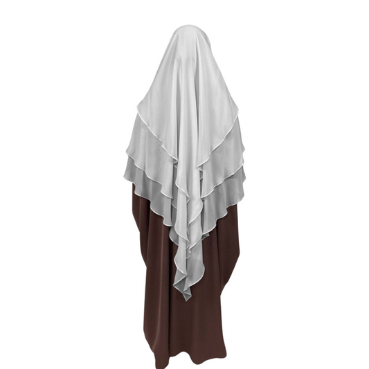 FRENCH KHIMAR WHITE