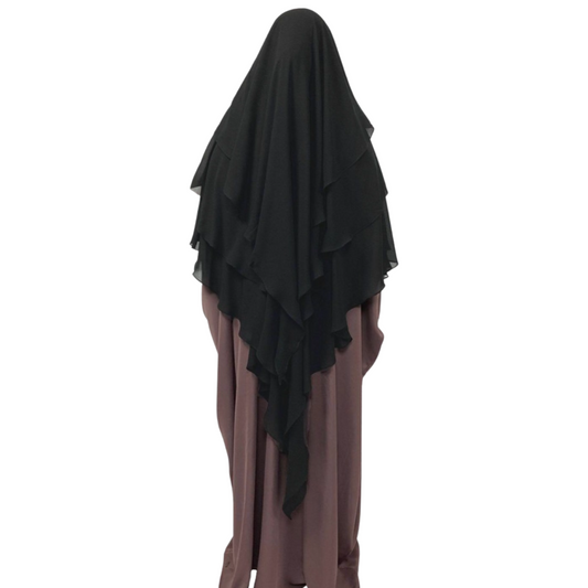 FRENCH KHIMAR BLACK